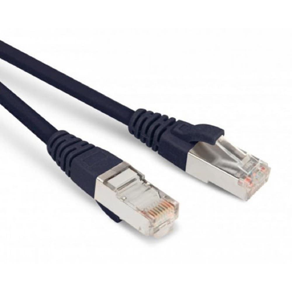 Hyperline PC-LPM-SFTP-RJ45-RJ45-C6-1M-LSZH-BK Патч-корд SF/UTP, экранированный, Cat.6, LSZH, 1 м, черный