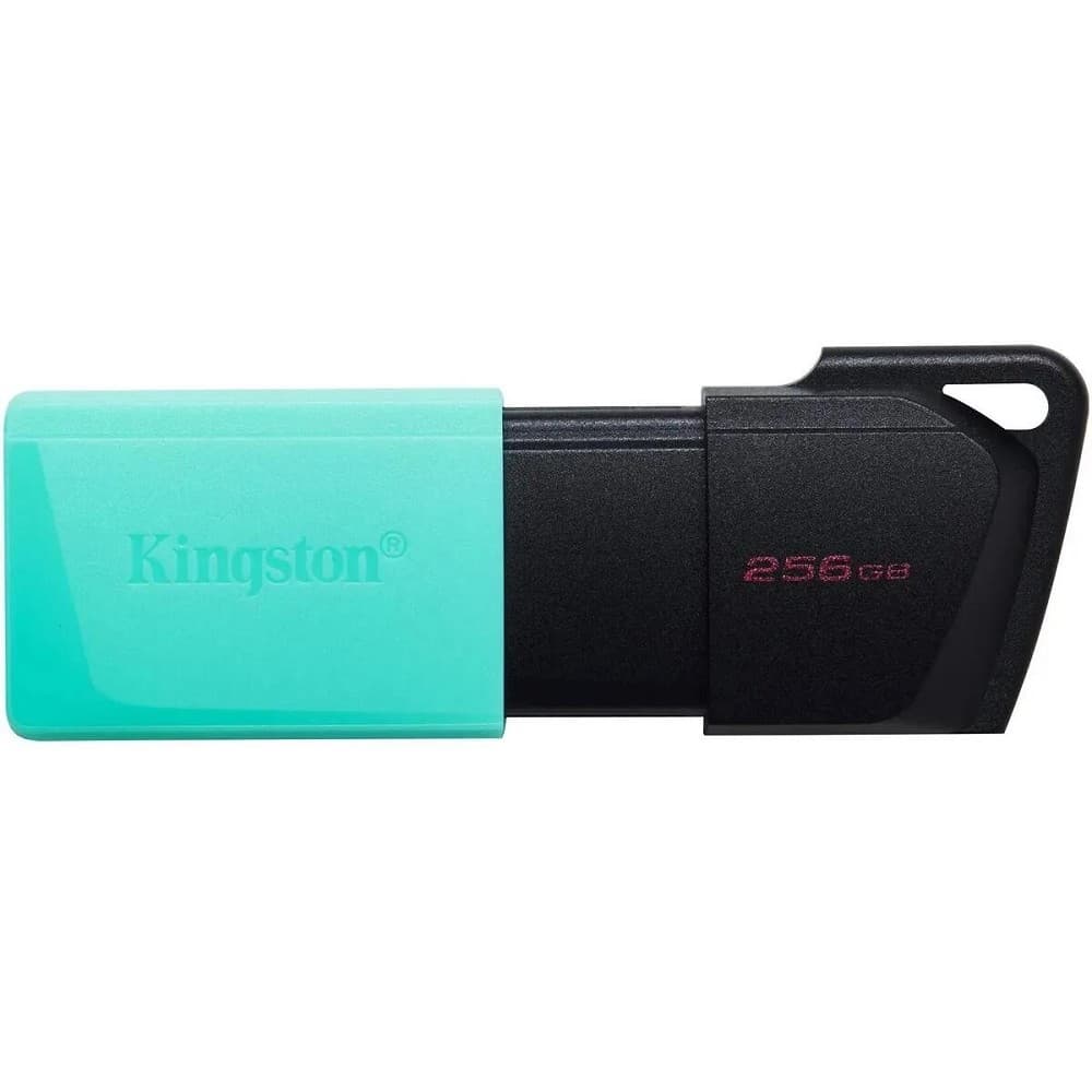 Kingston USB Drive 256Gb DataTraveler Exodia M <DTXM/256GB>, USB 3.2" черный/зеленый