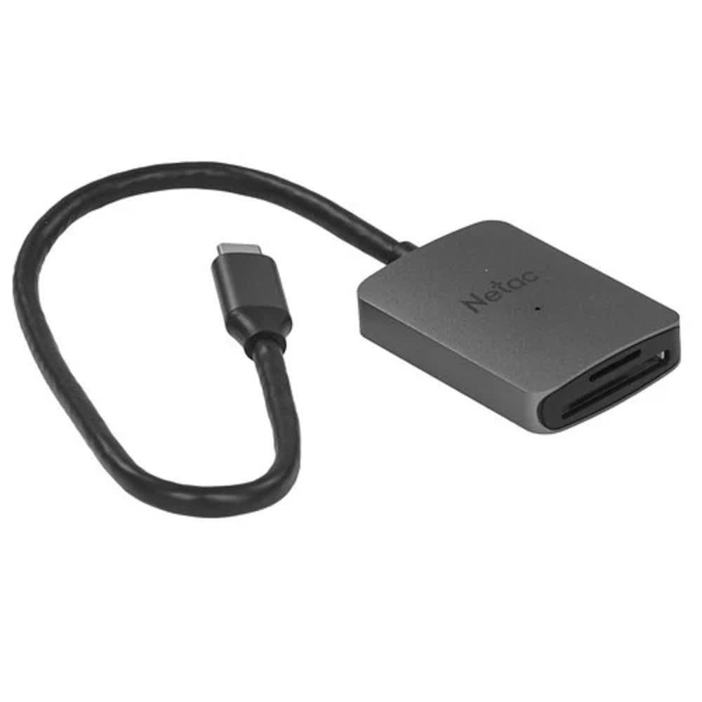 Картридер Netac WK12GYCN USB3.0 Type-C -- mSD/SD