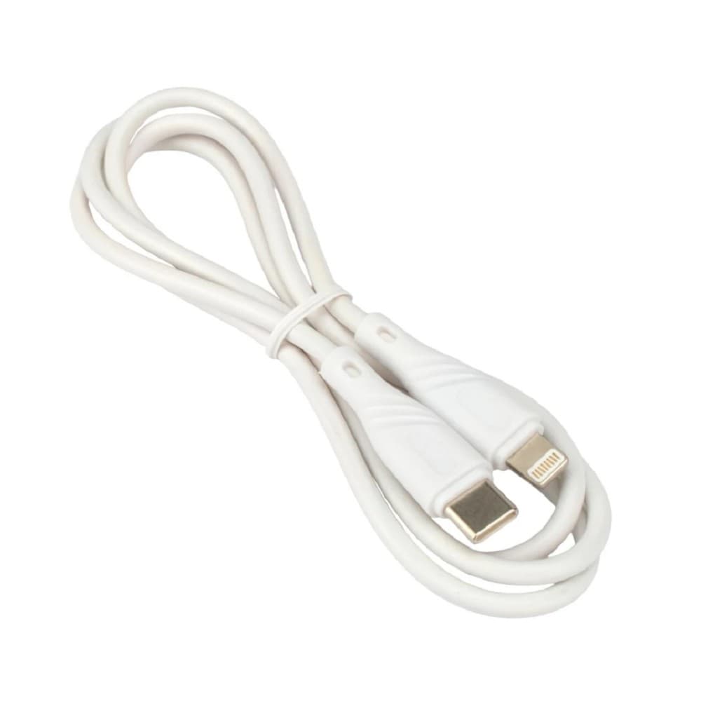 Cablexpert Кабель USB2.0 Lightning/Type-C, 2.1А, 20Вт, PD, медь, Mobile1, 1м, белый, коробка (CCB-USB2-CMAPO1-1MW)
