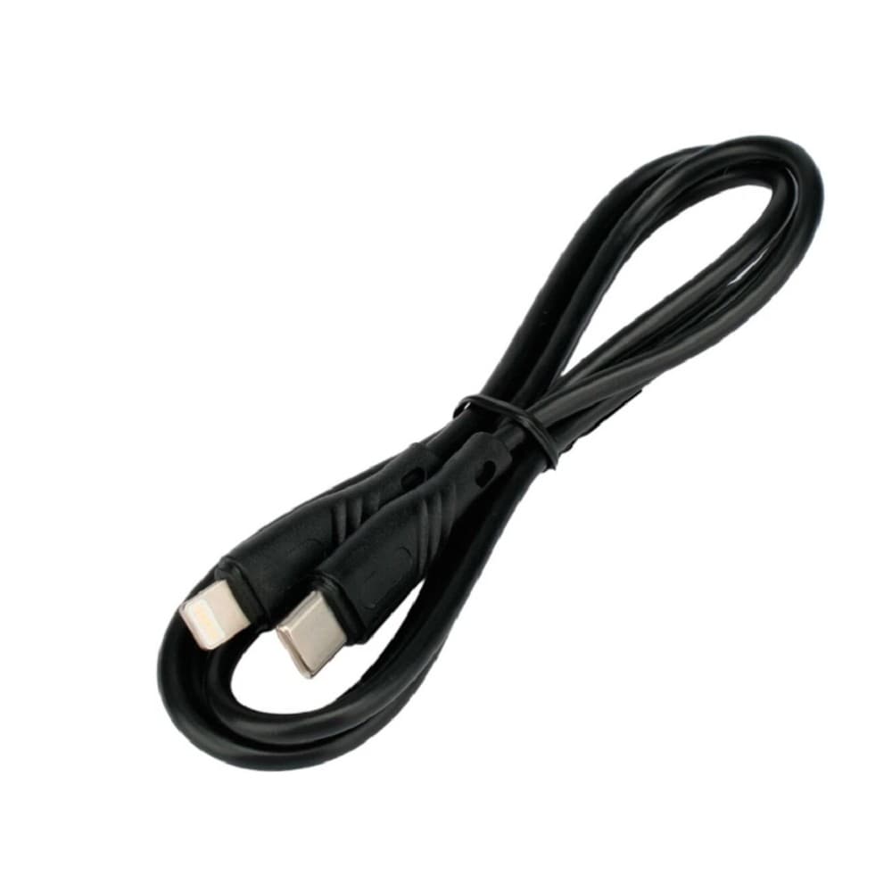 Cablexpert Кабель USB2.0 Lightning/Type-C, 2.1А, 20Вт, PD, медь, Mobile1, 1м, черный, коробка (CCB-USB2-CMAPO1-1MB)