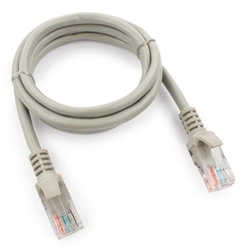 Cablexpert Патч-корд UTP PP12-1M кат.5, 1м, литой, многожильный (серый)