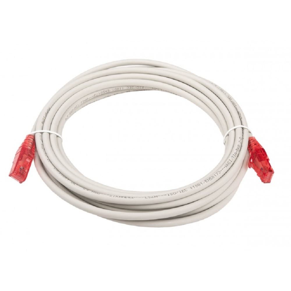 Hyperline PC-LPM-UTP-RJ45-RJ45-C5e-5M-LSZH-GY Патч-корд U/UTP, Cat.5e, LSZH, 5 м, серый