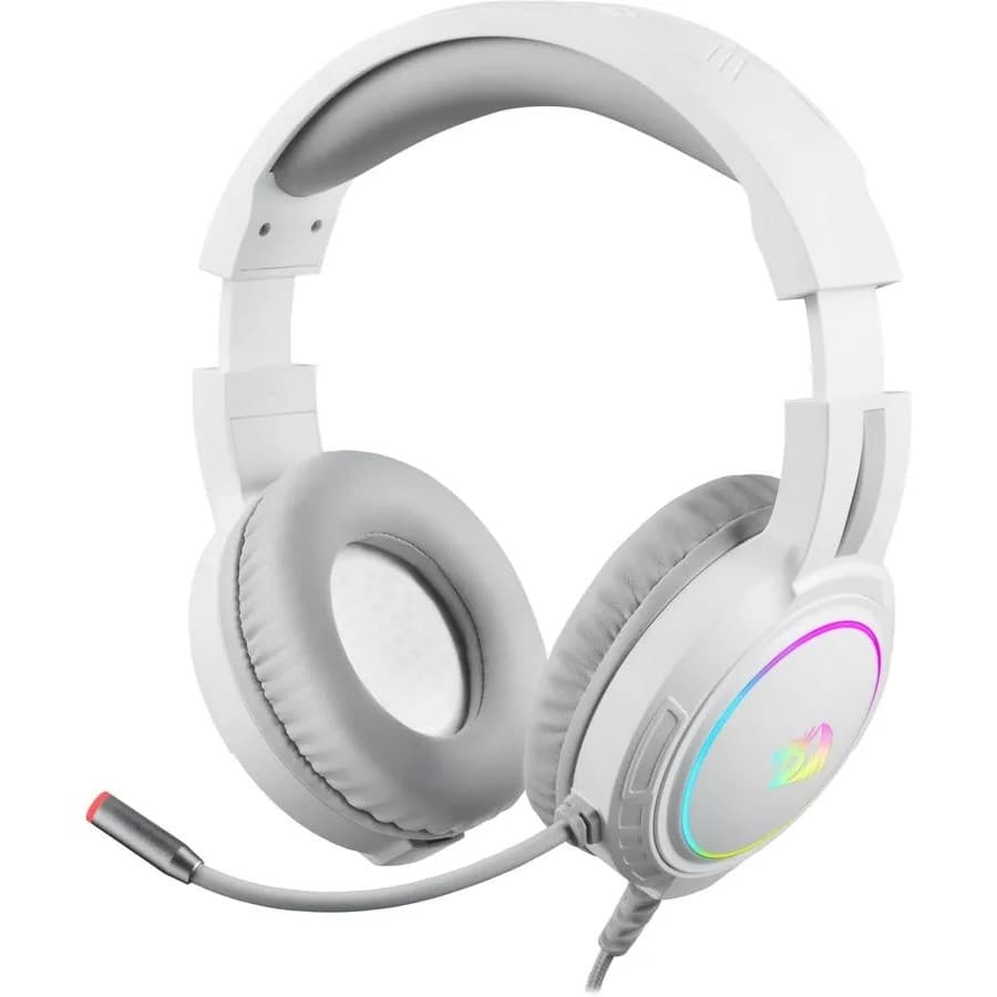 Defender Игровая гарнитура Mento RGB, 3.5мм, белые Redragon