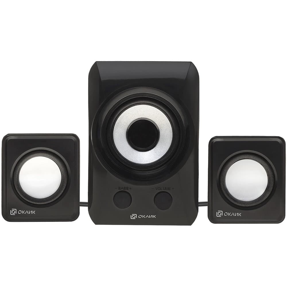 Колонки Oklick OK-420 2.1 черный 11Вт