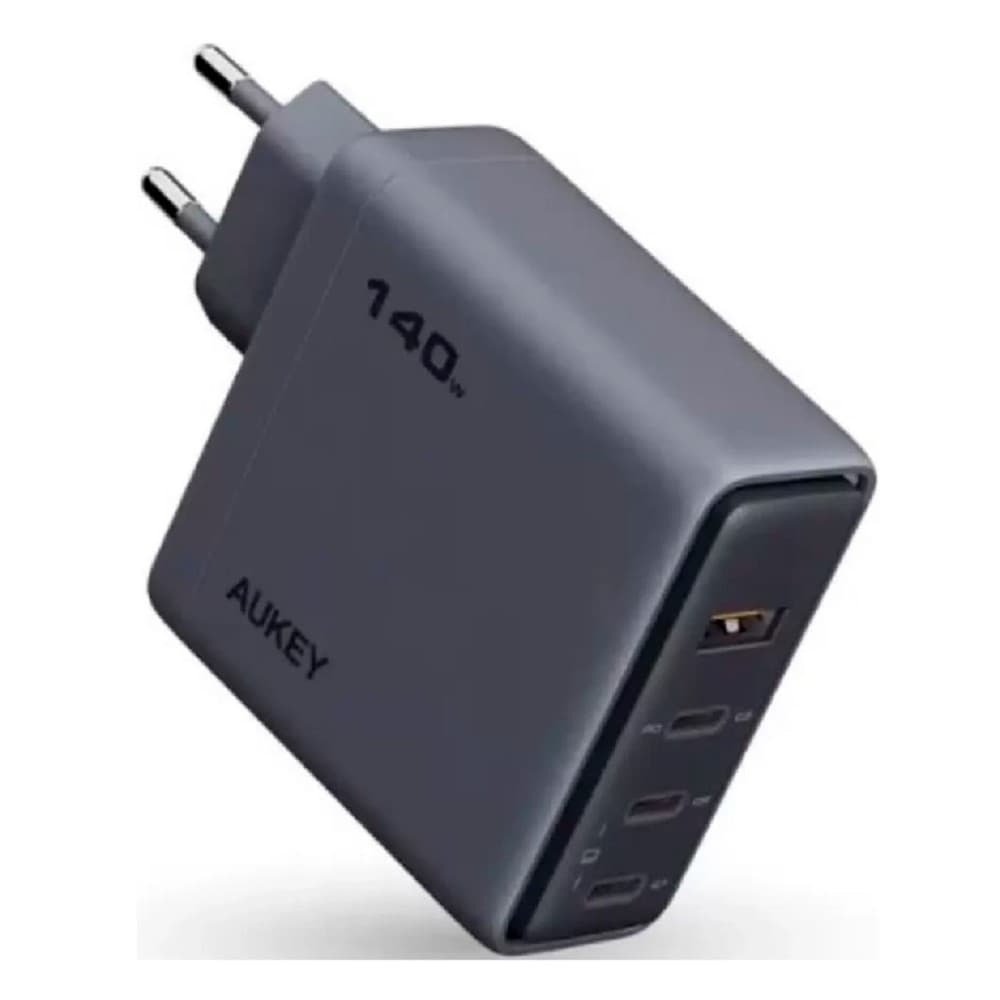 Поврежденная упаковка Aukey сетевое зарядное устройство Comet Mix 140W 3C+A Gray (AWC-PA-C6G)
