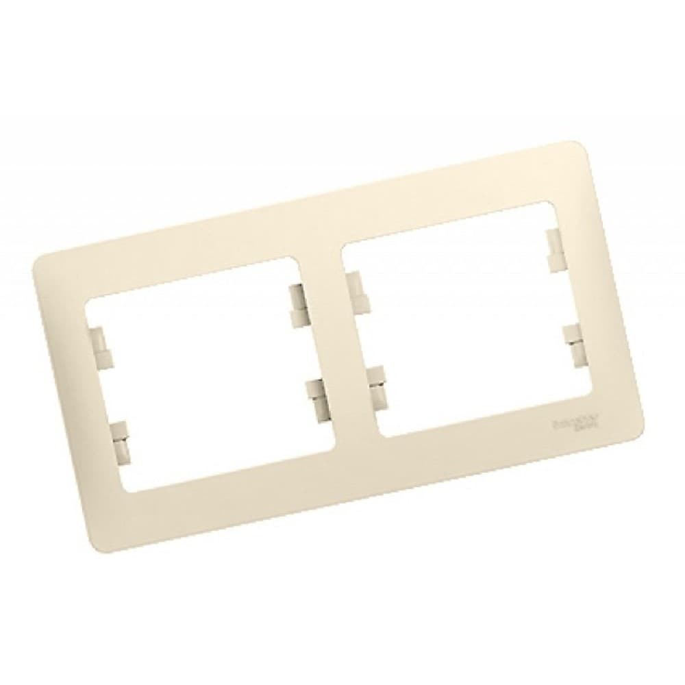 Systeme electric GSL000202 GLOSSA 2-постовая РАМКА, горизонтальная, БЕЖЕВЫЙ