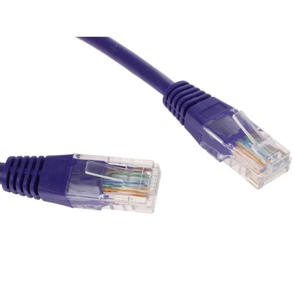 Cablexpert PP12-0.25M/V Патч-корд UTP кат.5e, 0.25м, литой, многожильный (фиолетовый)