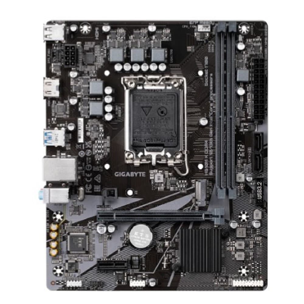 Повреждение упаковки Gigabyte H610M K DDR4 {H610M K DDR4, RTL Socket 1700, Intel®H610, 2xDDR4-3200, HDMI, 1xPCI-Ex16, 1xPCI-Ex1, 2xSATA3(RAID 0/1/5/10), 1xM.2, 8Ch Audio, GLan, (4+2)xUSB2.0, (2+2)xUSB