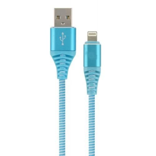 Кабель USB - Lightning, 1м, Filum FL-CPro-U2-AM-LM-1M-BL1