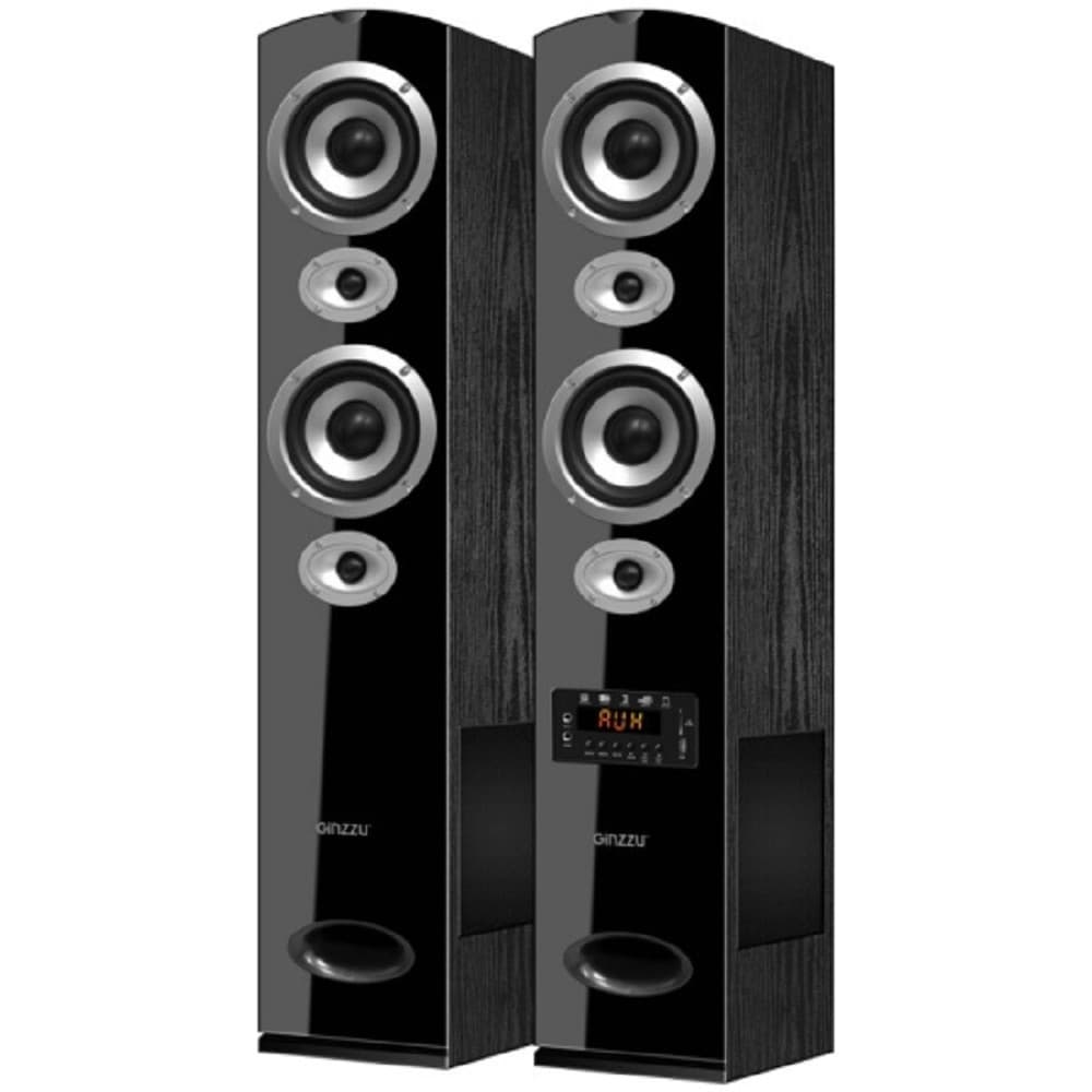 Ginzzu GM-328, Акустическая система 2.0, 2x100W/BT/USB/SD/FM/AUX/ДУ