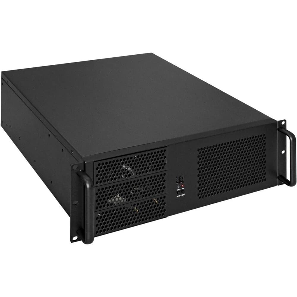 Exegate EX264270RUS Серверный корпус Exegate Pro 3U390-08 <RM 19", высота 3U, глубина 390, без БП, USB>