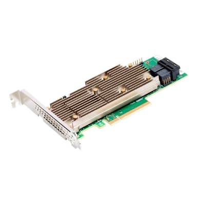 RAID-контроллер Broadcom 9460-8I SGL (05-50011-02 / 03-50011-02011) PCIe 3.1 x8 LP, SAS/SATA/NVMe, RAID 0,1,5,6,10,50,60, 8port(2 *int SFF8643), 2GB Cache, 3508ROC (003617)
