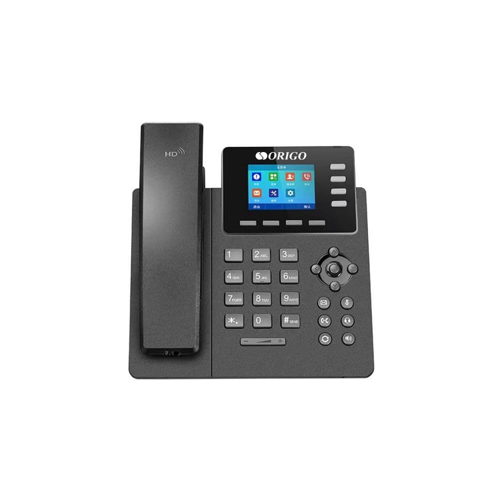 ORIGO OPH150/A1B IP-телефон с цветным дисплеем 2.4", 100Base-TX WAN PoE, 100Base-TX LAN, с адаптером питания