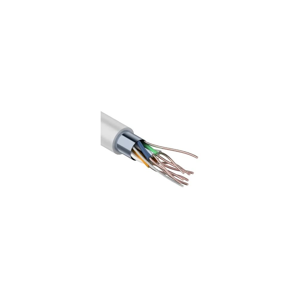 PROconnect (01-0148) Кабель витая пара F/UTP, CAT 5, PVC, 4PR, 26AWG, INDOOR, SOLID, серый, 305м
