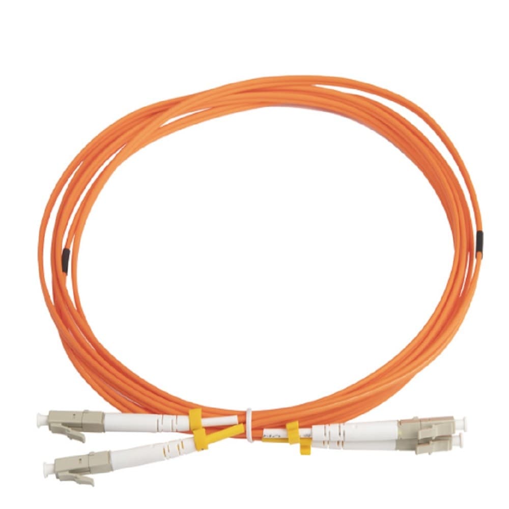 Hyperline FC-D2-50-LC/PR-LC/PR-H-3M-LSZH-OR (FC-50-LC-LC-PC-3M) Патч-корд волоконно-оптический (шнур) MM 50/125, LC-LC, 2.0 мм, duplex, LSZH, 3 м