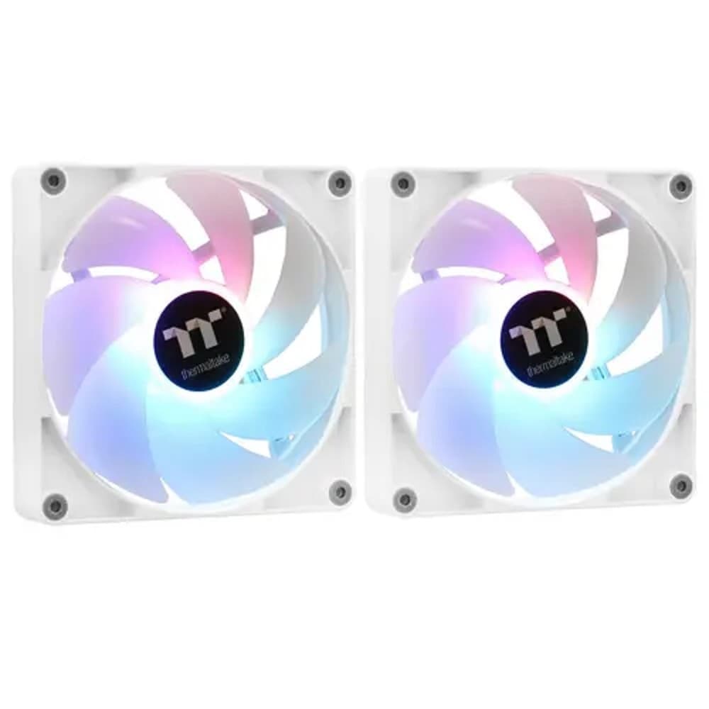 Вентилятор для корпуса Thermaltake CT140 ARGB 140х140x25 белый 4-pin 30.5дБ (упак.:2шт) (CL-F154-PL14SW-A) Ret