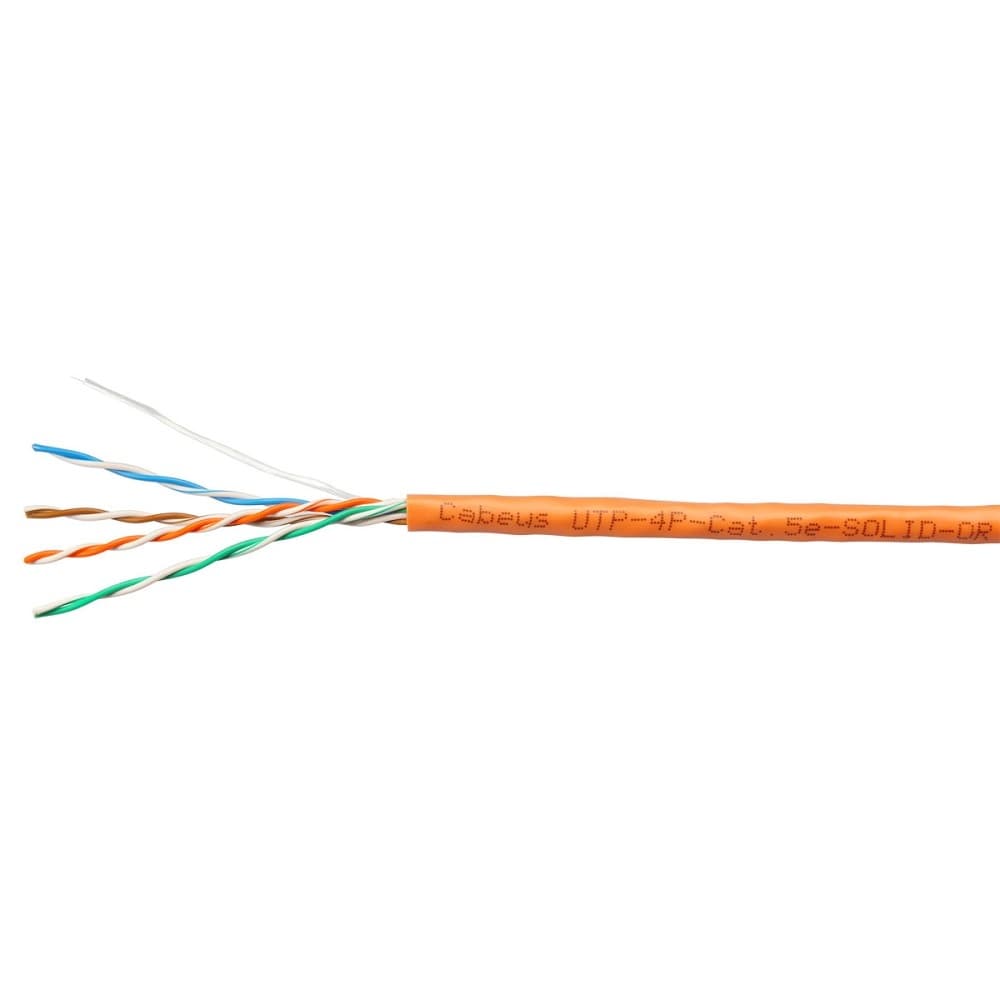 Бухта Cabeus UTP-4P-Cat.5e-SOLID-OR, 305м
