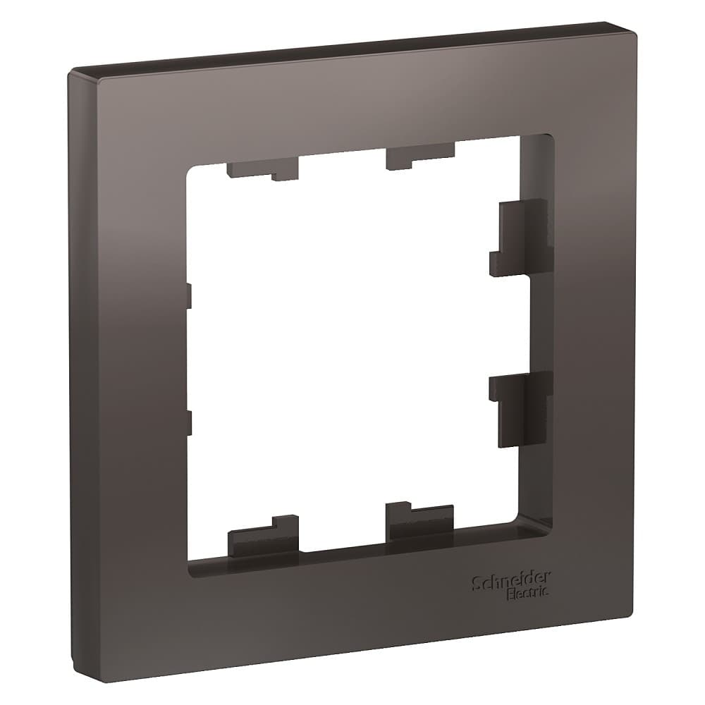 Systeme electric ATN000601 ATLASDESIGN 1-постовая РАМКА, МОККО
