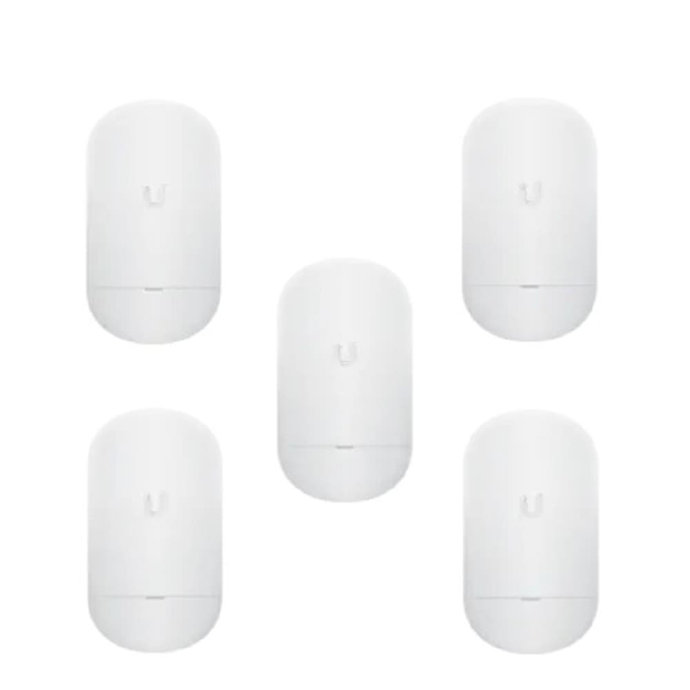 Точка доступа Wi-Fi Ubiquiti NanoStation 5AC Loco (5-pack) |LOCO5AC-5| Ubiquiti комплект из 5 точек доступа 5 ГГц, airMAX ac, 10 |LOCO5AC-5| км, MIMO 2х2