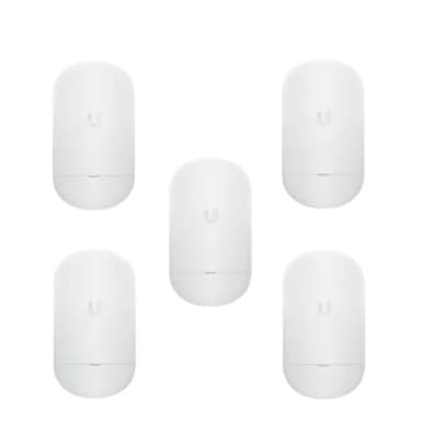 Точка доступа Wi-Fi Ubiquiti NanoStation 5AC Loco (5-pack) |LOCO5AC-5| Ubiquiti комплект из 5 точек доступа 5 ГГц, airMAX ac, 10 |LOCO5AC-5| км, MIMO 2х2 (027267) {5}