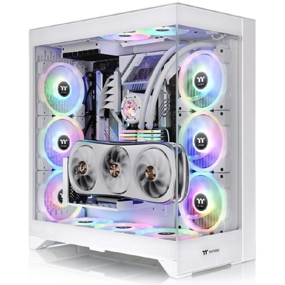 Корпус Thermaltake CTE E660MX белый без БП E-ATX 13x120mm 11x140mm 2xUSB3.0 audio bott PSU