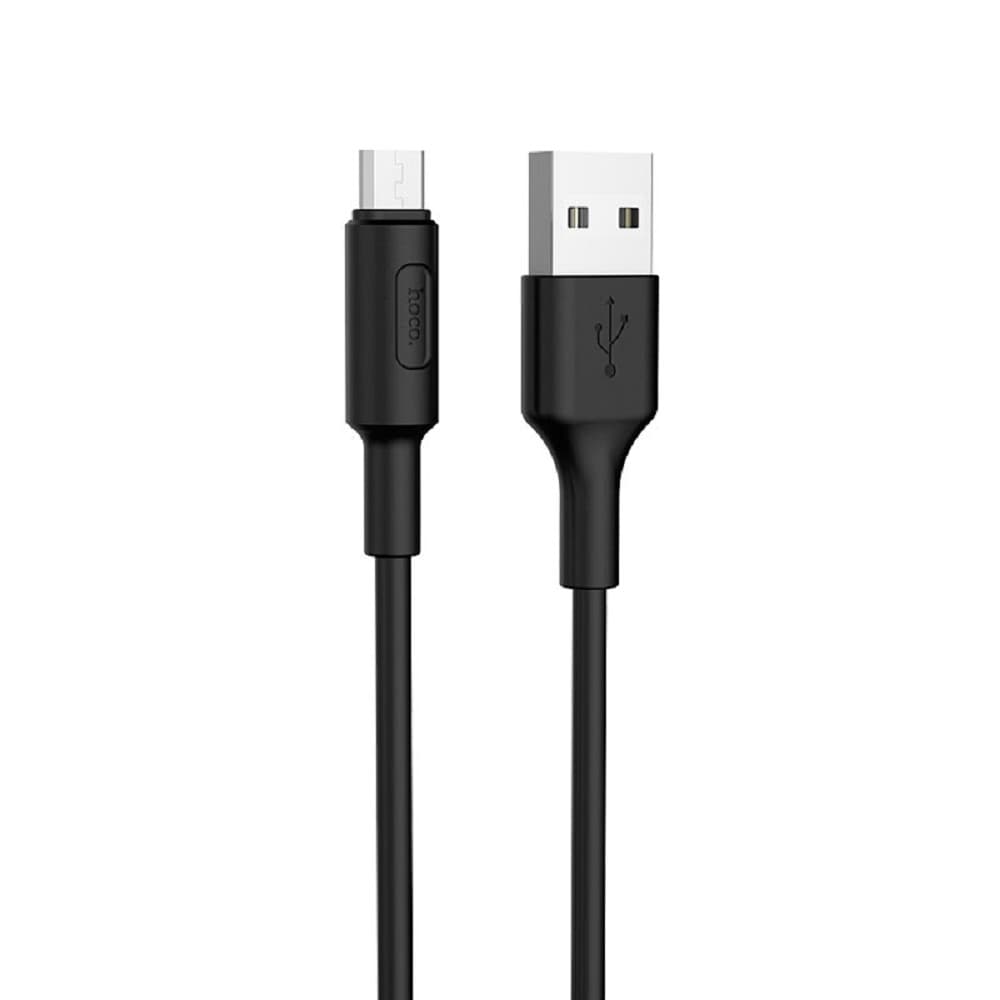 HOCO Кабель USB2.0 Hoco AM/MicroUSB, 2А, X25, 1м, черный, коробка