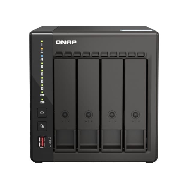 Сетевое хранилище NAS Qnap Original TS-453E-8G 4-bay настольный Celeron J6412