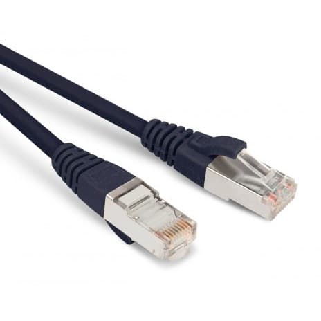 Hyperline PC-LPM-STP-RJ45-RJ45-C5e-0.5M-LSZH-BK Патч-корд F/UTP, экранированный, Cat.5e, LSZH, 0.5 м, черный