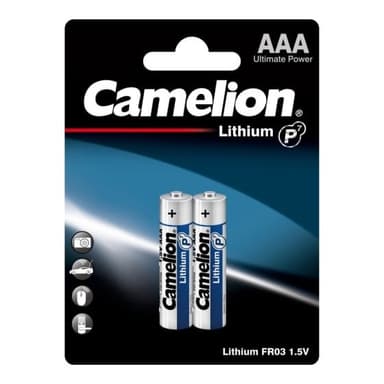 Camelion Lithium BL2 FR03 (FR03-BP2, батарейка,1.5В)