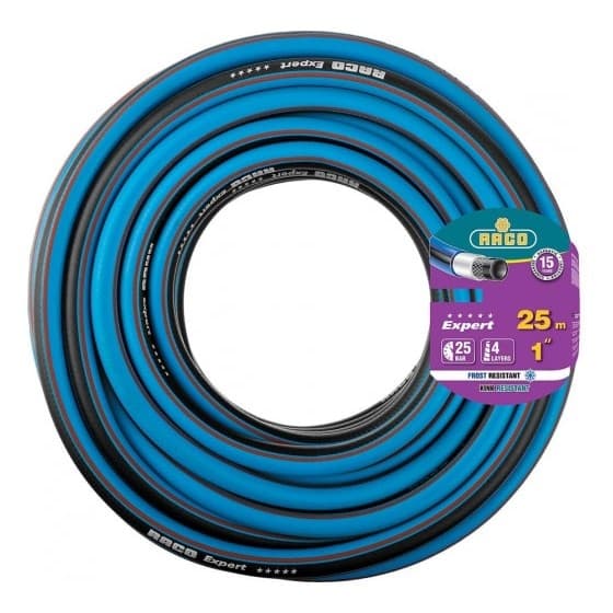 Шланг RACO EXPERT 1", 25 м, 25 атм, четырехслойный поливочный, армированный