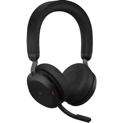 Jabra 27599-999-999 Наушники с микрофоном Jabra Evolve2 75, Link380a MS Stereo Black черный накладные BT/Radio оголовье (27599-999-999)