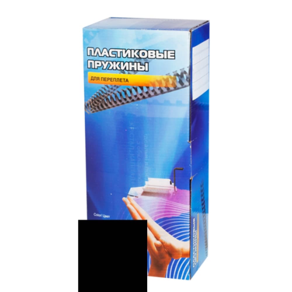 Office Kit Пластиковые пружины BP2040 14 мм черные 100 шт.
