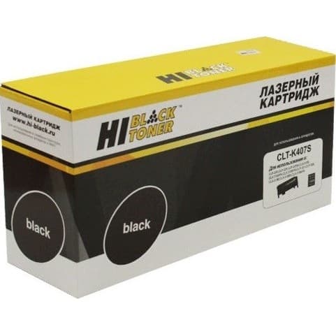 Hi-Black CLT-K407S Картридж для Samsung CLP320/320N/CLX-3185/3185N/FN Bk с чипом