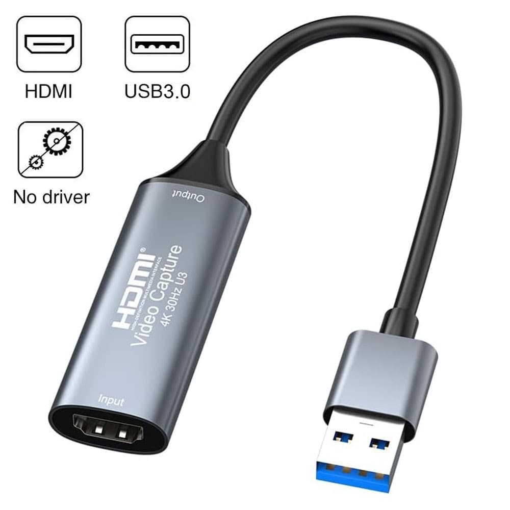 ORIENT C710HVC, Кабель-адаптер HDMI -> USB3.0, устройство видеозахвата со звуком 1920x1080@60Hz, поддержка Windows/MacOS/Android