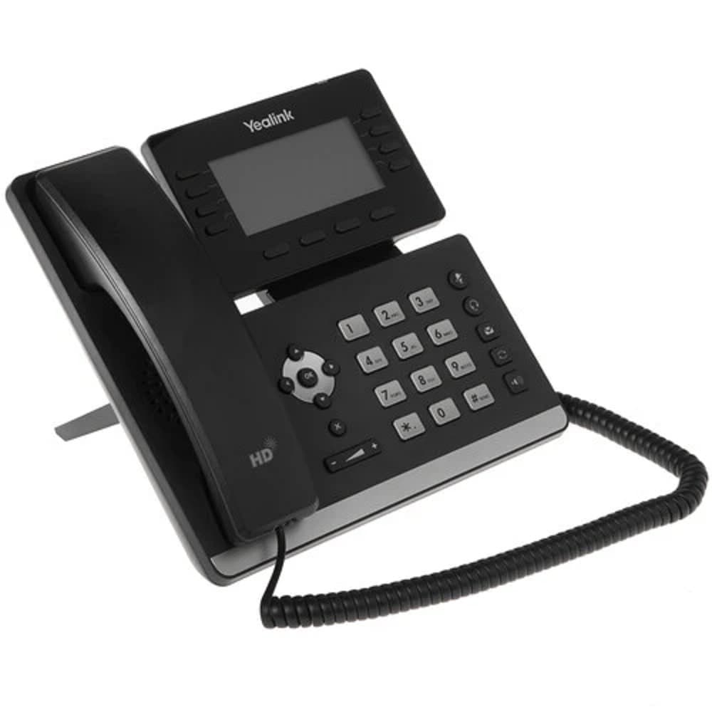 YEALINK SIP-T53 SIP-телефон, экран 3.7", 12 SIP аккаунтов, Opus, 8*BLF, PoE, USB, GigE, БЕЗ БП