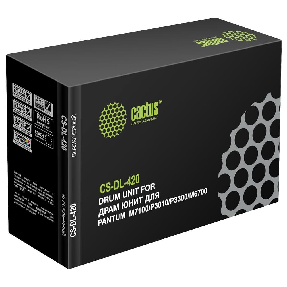 Повреждение упаковки Блок фотобарабана Cactus CS-DL-420 DL-420/DL-420P черный ч/б:30000стр.