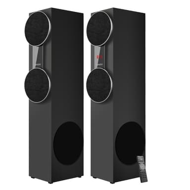 Повреждение упаковки Ginzzu GM-325, Акустическая система 2.0, 2x60W/BT/USB/SD/FM/AUX/ДУ