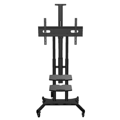 ONKRON TS1881 eLift чёрный 2 полки для AV в комплкте Для телевизоров диагональю 50-86" Макс. нагрузка: 90,9 кг VESA: 200x200, 200x300, 200x400, 300x100, 300x200, 300x300, 300x400, 400x200, 400x300