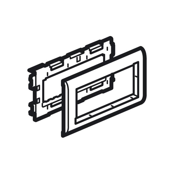 Legrand 638073 Mosaic на 6 модулей для коробов Metra 85х50мм, 100х50мм, 130х50мм