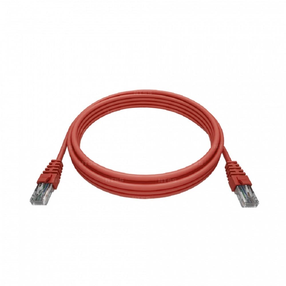 NTSS Патч-корд NTSS RJ45/8P8C, T568B UTP 6 кат. литой, 0.15 метров, LSZH, красный NTSS-PC-UTP-RJ45-6-0.15-LSZH-RD