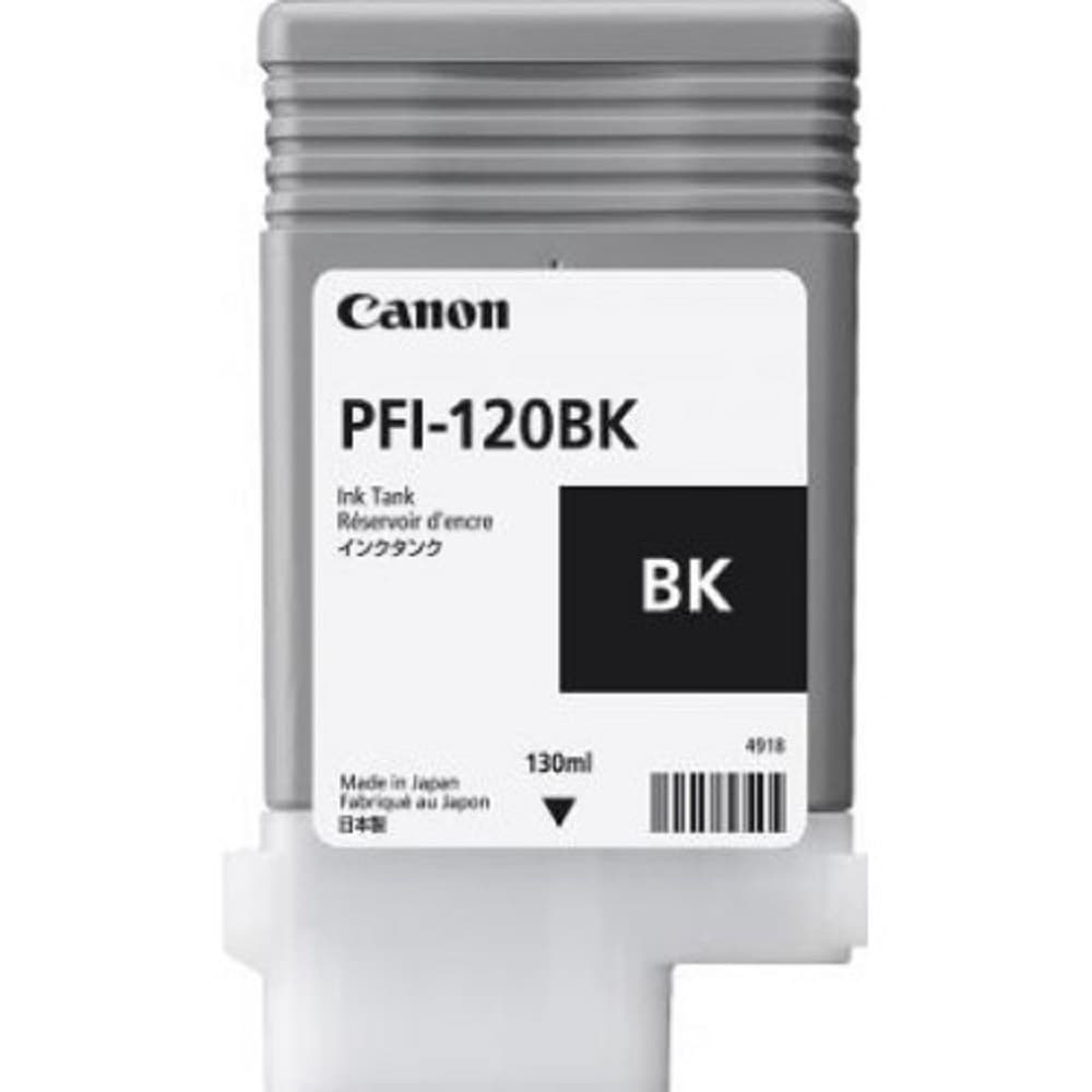 Canon PFI-120BK 2885C001 Картридж для TM-200/TM-205/TM-300/TM-305, 130 мл. чёрный