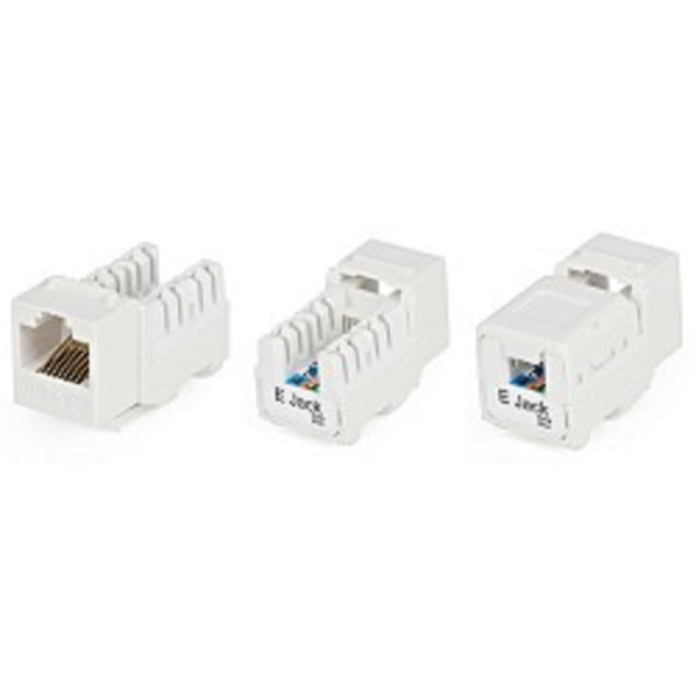 Hyperline KJNE-8P8C-C5e-90-WH Вставка Keystone Jack RJ-45(8P8C), категория 5e, 110 IDC, заделка с помощью NE-TOOL, белая