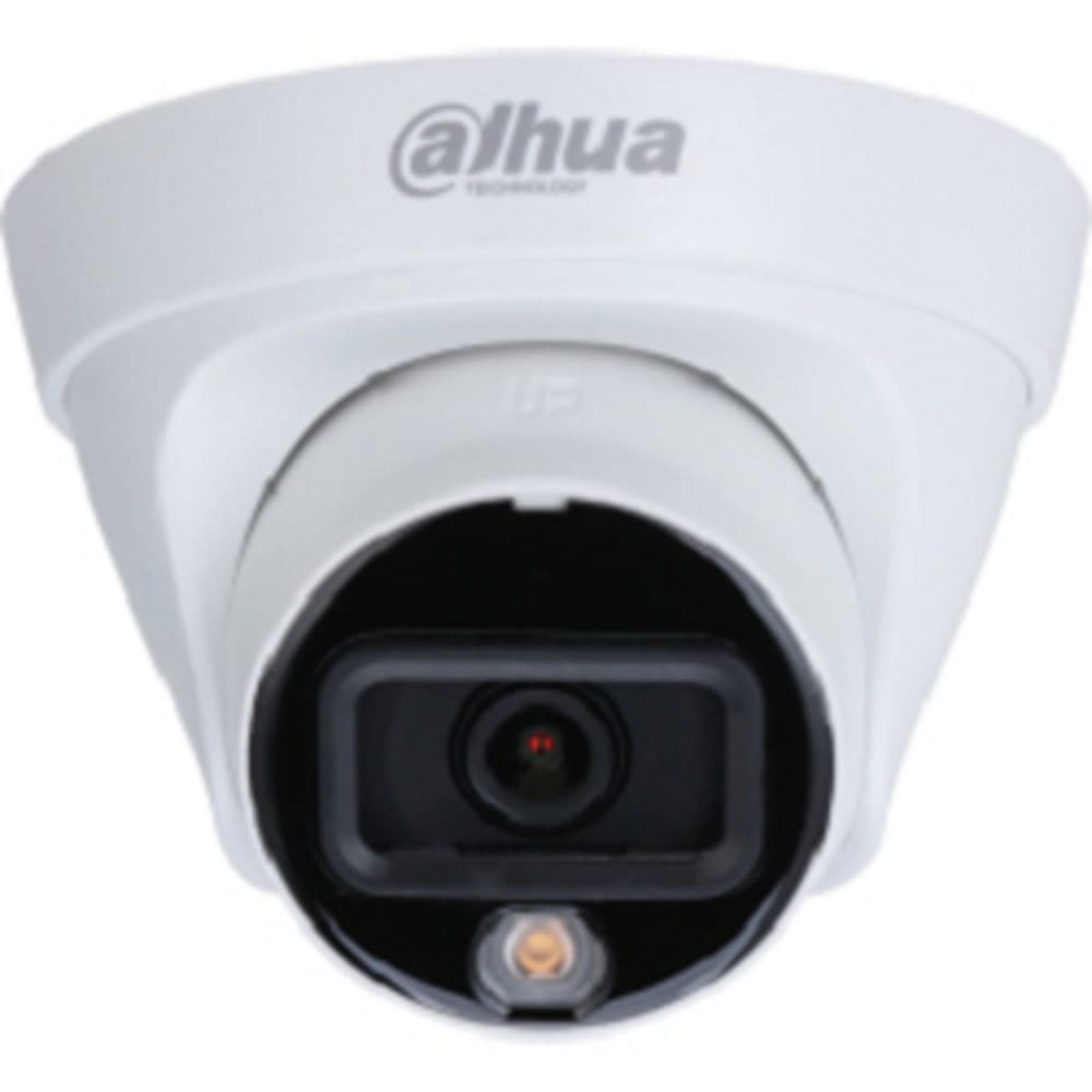 DAHUA DH-IPC-HDW1239T1P-LED-0360B-S5 Уличная турельная IP-видеокамера FullColor 2Мп, 1/2.8” CMOS, объектив 3.6мм, LED 15м, IP67, пластик