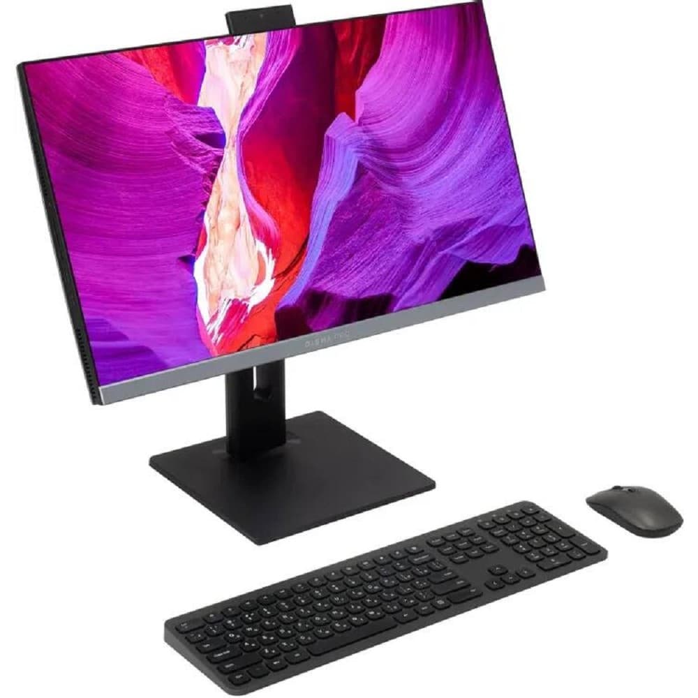 Моноблок Digma Pro Unity 23.8" Full HD i3 1215U (1.2) 8Gb SSD 256Gb UHDG CR Ubuntu GbitEth WiFi BT 90W клавиатура мышь Cam серый/черный 1920x1080