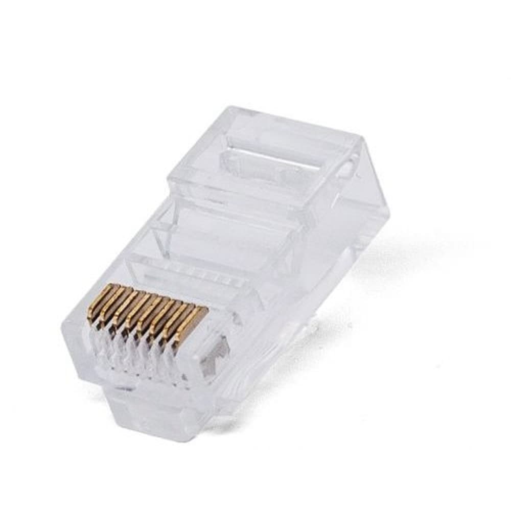 Filum FL-NA-PLUG5E-2 Коннектор RJ-45, 5E кат., 8p8c, 6 мкм, универсальный, для одножильного и многожильного кабеля, уп/10 шт (00-00873365)