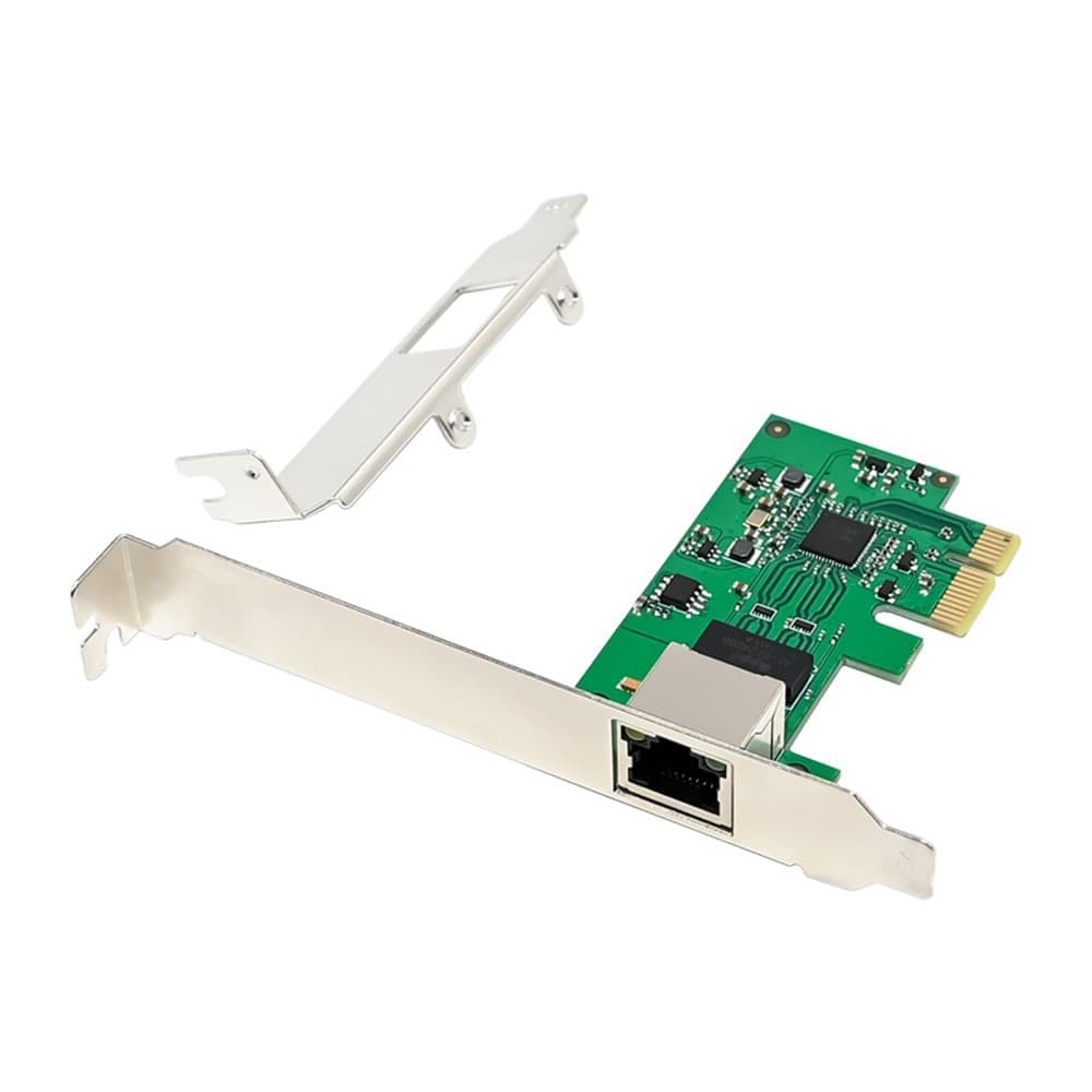 ORIENT XWT-RTL8126PE-5G, Сетевая карта PCI-Ex1 v2.1 1xRJ45 5Gbps Ethernet NIC, RTL8126 chipset, 5/2.5/1 Гбит/с, 2 планки крепления в комплекте