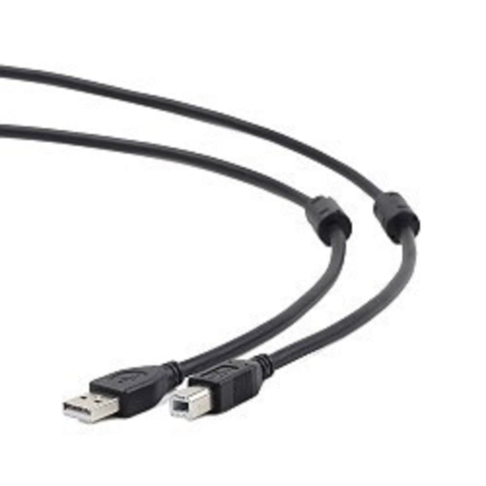 Cablexpert CCF2-USB2-AMBM-15 USB 2.0 Pro Кабель , AM/BM, 4.5м, экран,2феррит.кольца, черный, пакет