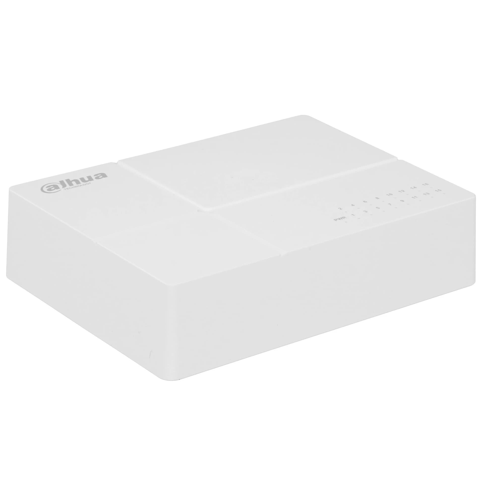 DAHUA DH-SF1016L16-портовый неуправляемый коммутатор 16 RJ45 10/100 Мбит/с;: 3.2 Гбит/с