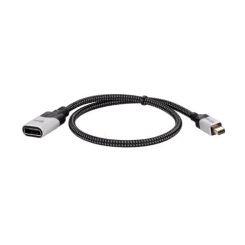 VCOM <CG685F-0.5> Кабель удлинительный miniDP/DP v1.4, 8K@60Hz, 0.5m, медь
